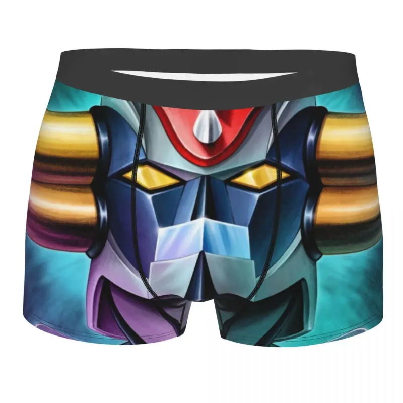 Custom Novelty Goldorak Ufo Robot Grendizer Boxers Shorts Panties Male Underpants Breathbale Briefs Underwear — image 31