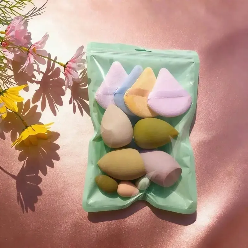 Travel-Friendly 11PC Mini Makeup Sponge Set - Latex-Free Ultra Soft Wet-Expandable Professional Beauty Tool — image 5
