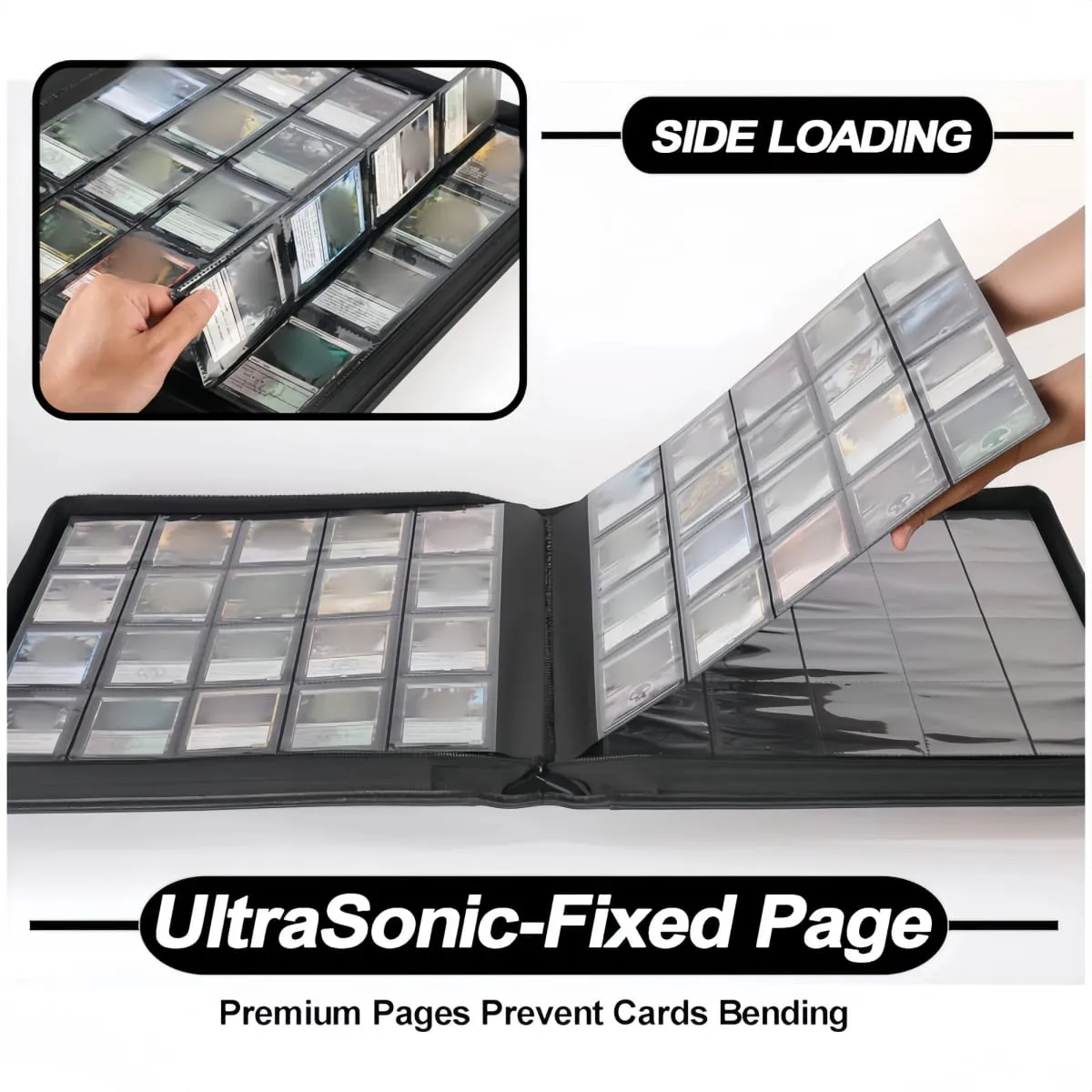 20 Pocket - Premium Trading Card Binder Holds 1280 Cards Ultimate Protection for TCG & Sports Cards. Collector's Dream 6 Colors