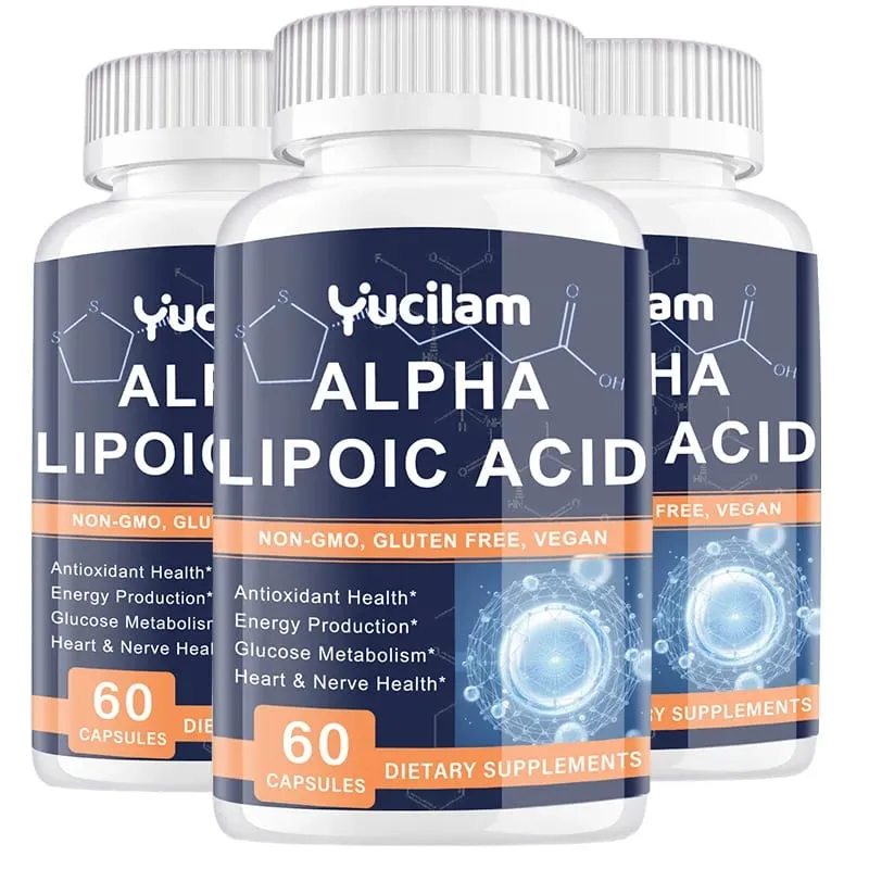 Alpha Lipoic Acid - Boosts Energy Metabolism Relaxes Nerves Supports Nervous System Health Promotes Brain & Heart Health