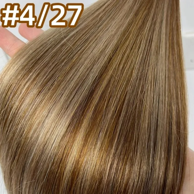 Human Hair Flat Tip Extension Remy Hair18-30inch Real Remy Silky Straight Black Brown Pre Bonded Keratin Fusion Hair