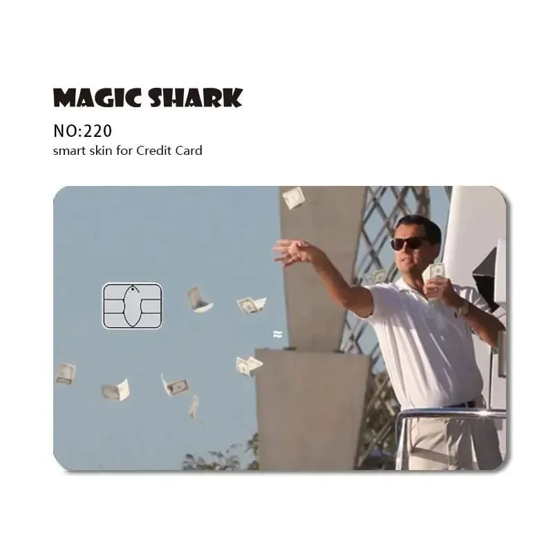Magic Shark Meme Poke Dog Matte PVC Shockproof Sticker Film Skin Cover for Debit Credit Bank Card No Fade — image 21