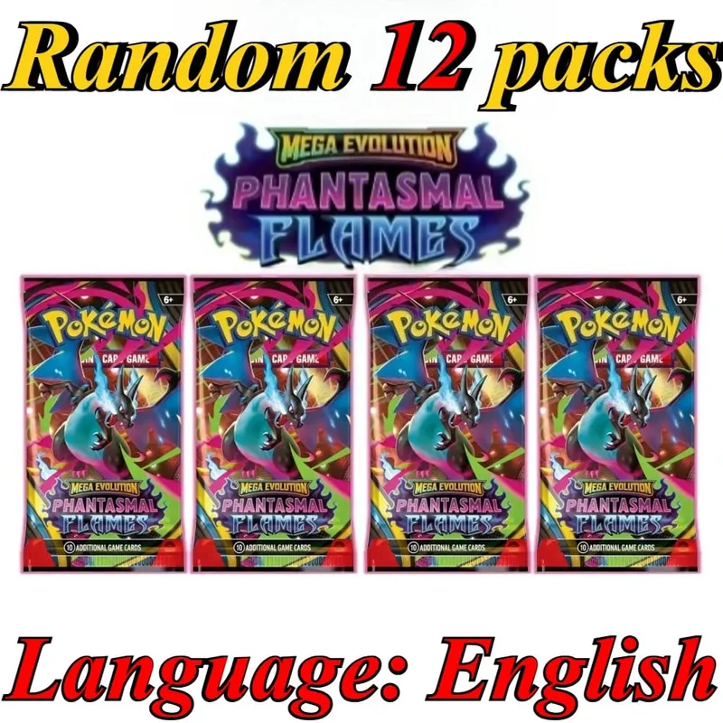 10 Pokémon Card Packs Bright Stars 151 Prismatic Evolutions PALDEAN FATES English Reinforcement Battle Transaction Card Gift