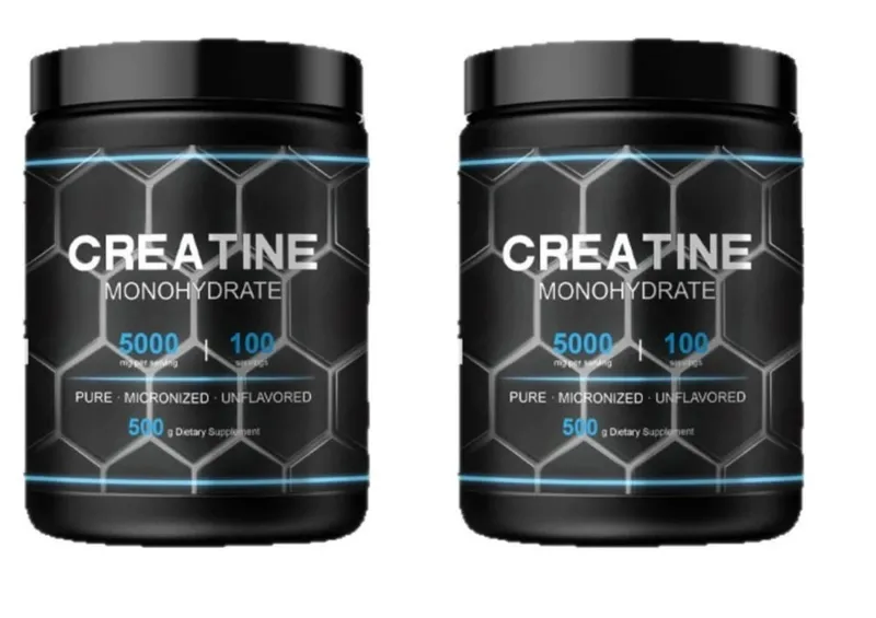 Creatine Monohydrate Powder 500g Unflavored Micronized Supplement for Workout Recovery Muscle Support Men Women