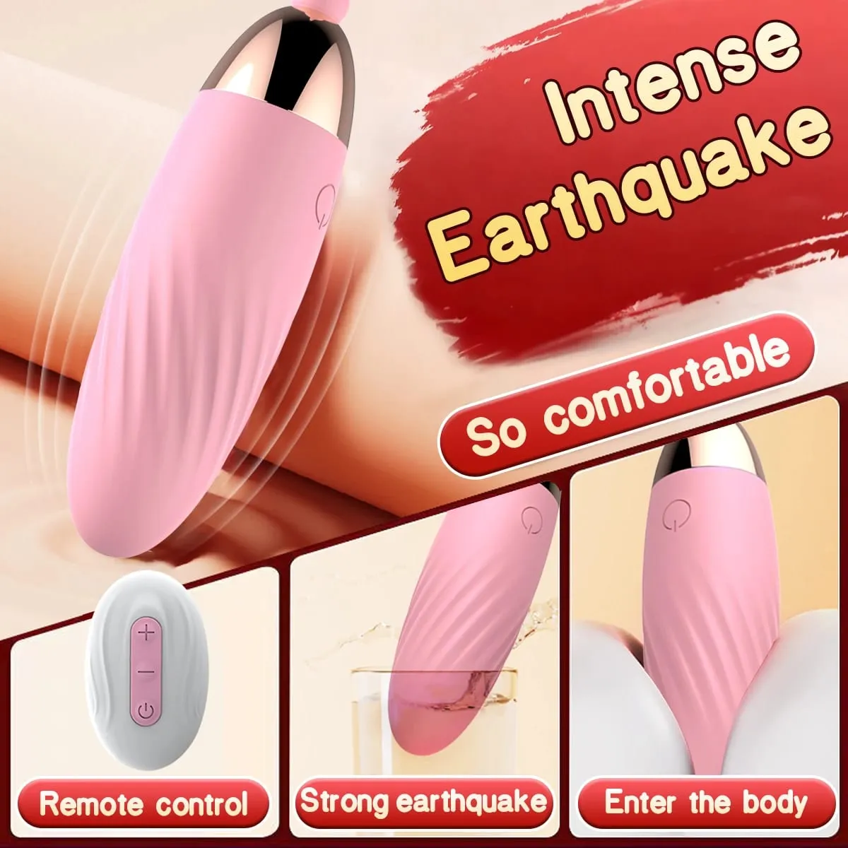Wireless Remote Control G Spot Vibrator for Women Dildo Clitoris Stimulator Vagina Love Egg Panties Sex Toys for Adult — image 3