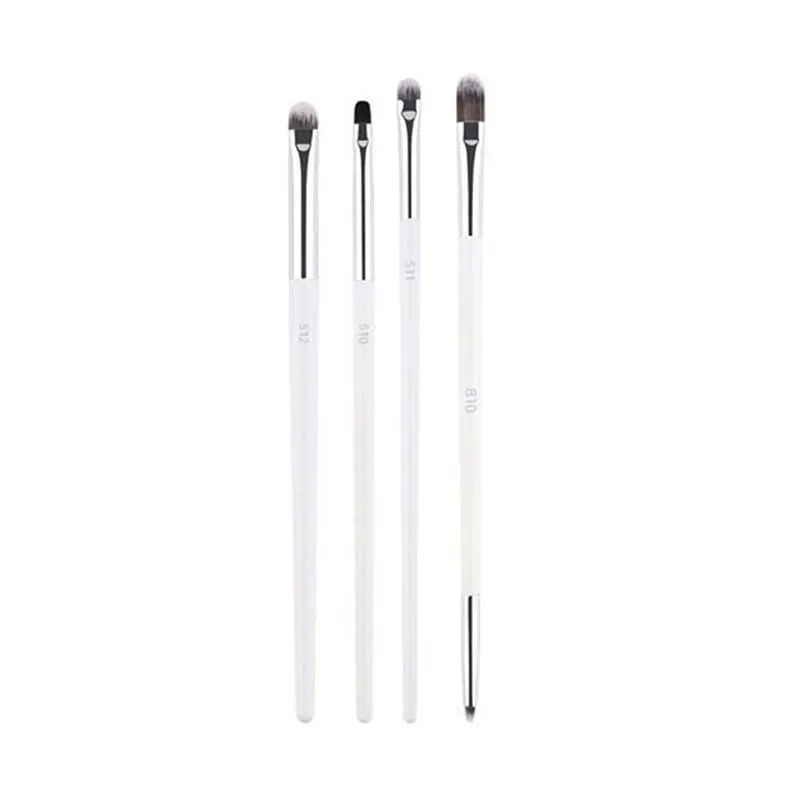1 stk hvide pulver makeup børster 3D flydende foundation base make up børste Øjenskygge blanding Detail Face Eye Concealer Skønhedsværktøj