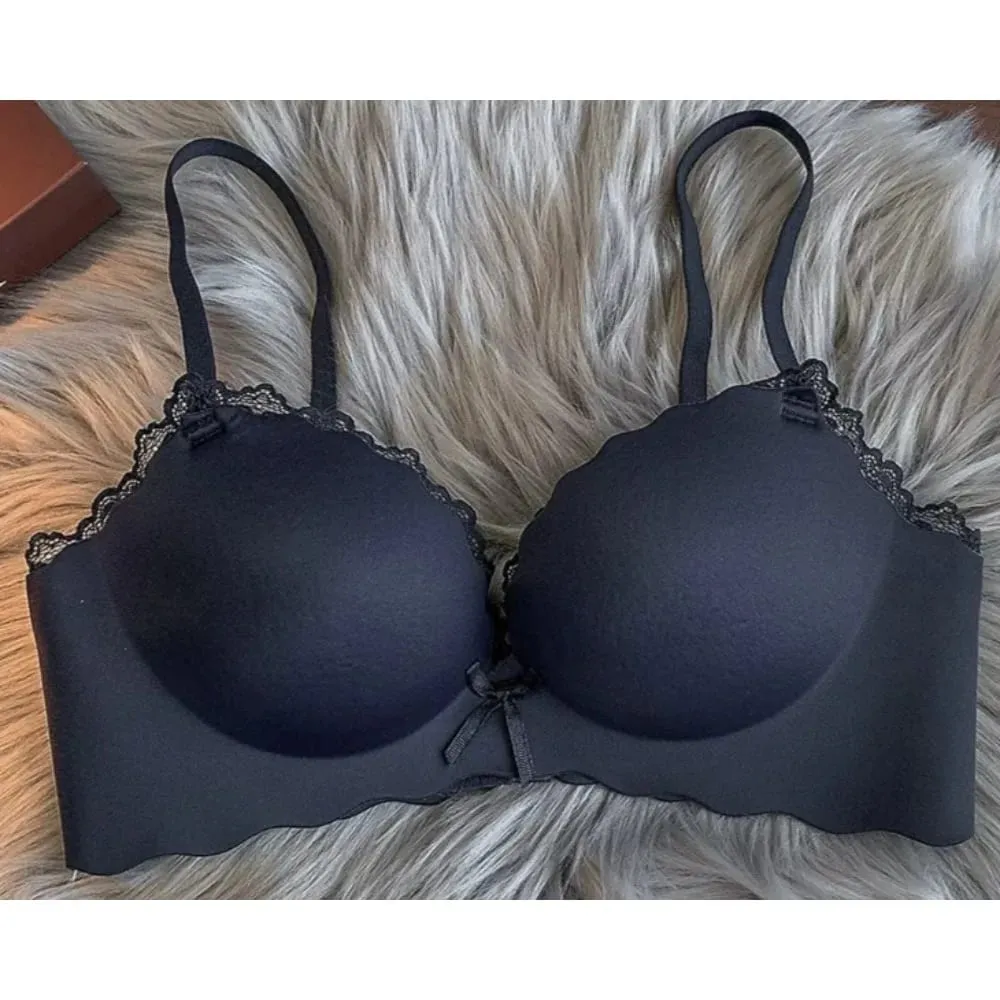 セクシーWomen Wireless Seamless Bra Set One‑Piece Push‑Up Brassiere Small Bust Side Support Anti‑Sag Soft Ladies Intimates Lingerie — image 6