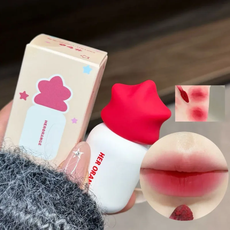 Boue à lèvres mate douce Herorange, ne sèche pas, longue tenue, pour les déplacements quotidiens, maquillage abordable