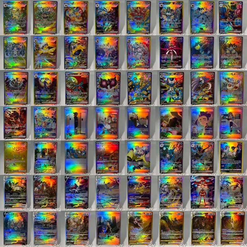 Scarlet & Violet Promos PKM Cards PTCG5-B Rainbow Charmander Paradise Resort Mew Rare Collection Battle Toys Gifts for Hobbies