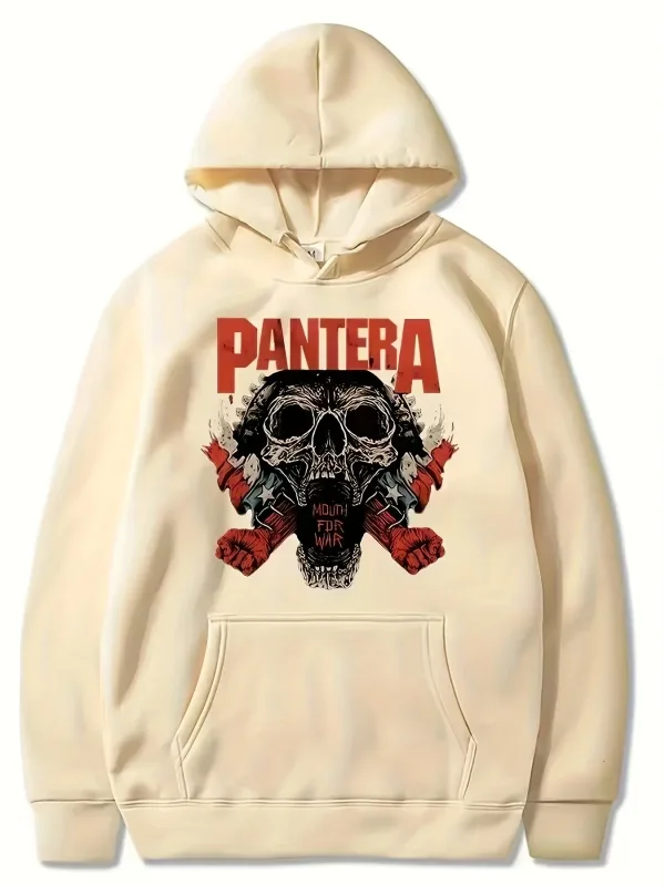 2026WinterNew Hoody PANTERA Band Pullovers COWBOYS FROM HELL Print Hoodies Men Women Vintage Fashion Hip Hop Oversized Swatsirts