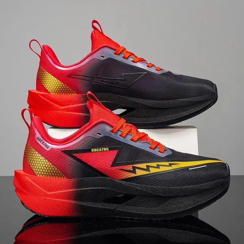 Men Casual Running Shoes Carbon Board Marathon Speciality Sports Breathable Lightweight Woman Comfortable Athletic Sneakers