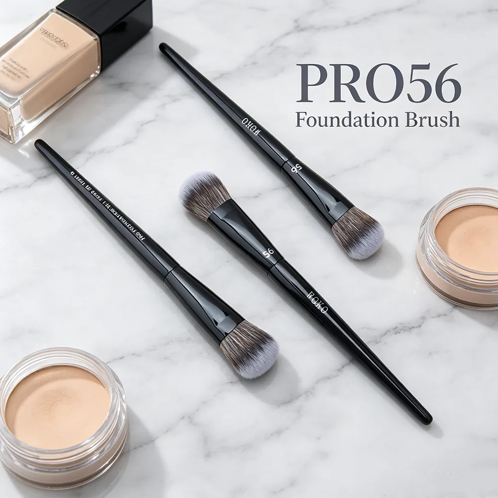 PRO 56 Foundation Brush Face Contour Foundation Makeup Brushes Foundation Liquids Cream Blush Powder Blending Makeup Tool
