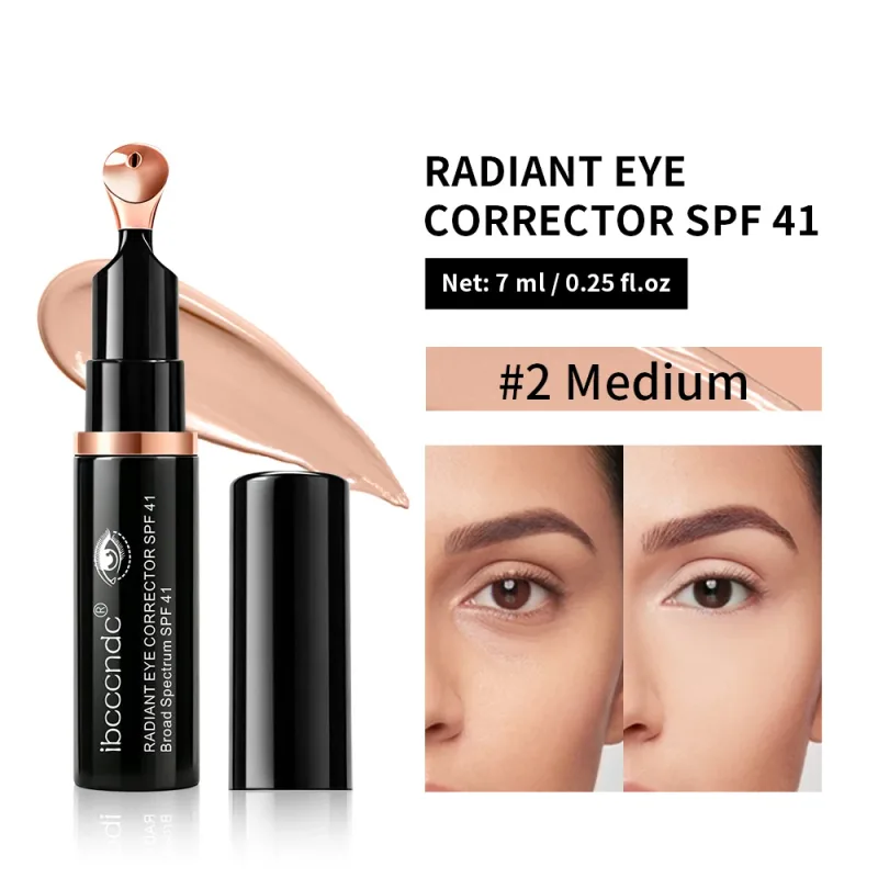 Color Correcting Eye Concealer SPF 41 Peptide Ceramide Anti-Aging Dark Circle Brightening Pump Cooling Massage Head