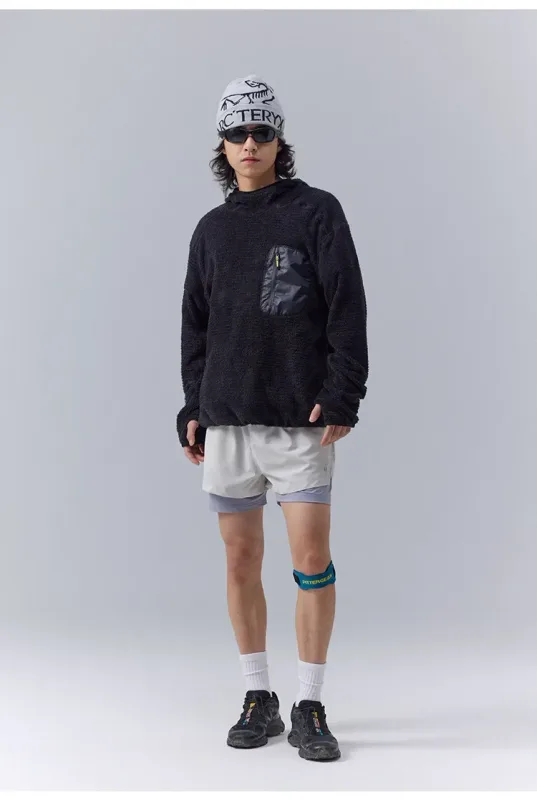 Unisex THERMOLITE® All Season Thermal Hoodie 190g Ultralight Breathable Fleece Mid Layer with Thumbholes & Zip Pocket