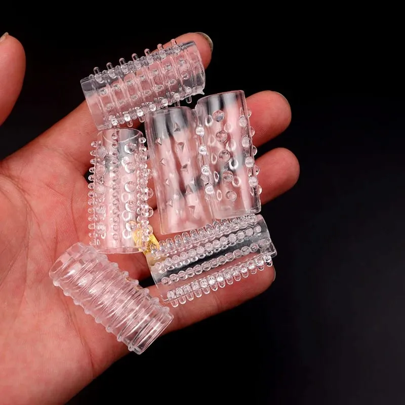 New 6PCS Cock Rings Lock Durable Silicone Penis Ring Sex Toys For Men Male Delay Ejaculation Scrotum Lock Ring Couples Adult 18+