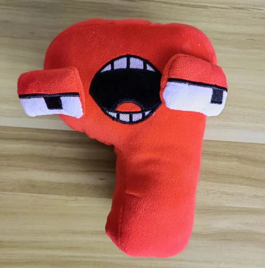 Cute A-Z Red Alphabet Plush Pillows Soft Letter Stuffed Dolls Kids Educational Learning Toy Gift — image 42