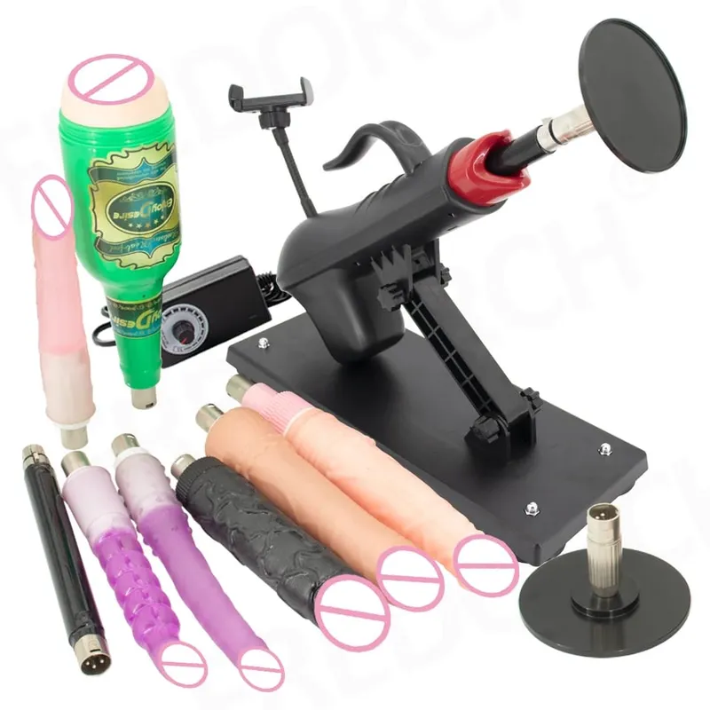 Fredorch Automatic Retractable Sex Pumping Gun Machine with Dildo For Male and Female Masturbation Sex Toy 450 Stroke per minute — image 14