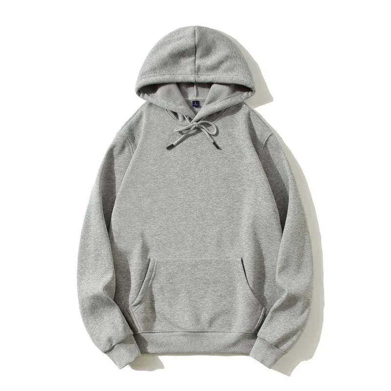 Hoodie Cetak Mode Kualitas Tinggi Logo Kustom Grup Pribadi Merek Bordir Pria dan Wanita Tebal 100% Katun Pulover Bulu — image 9
