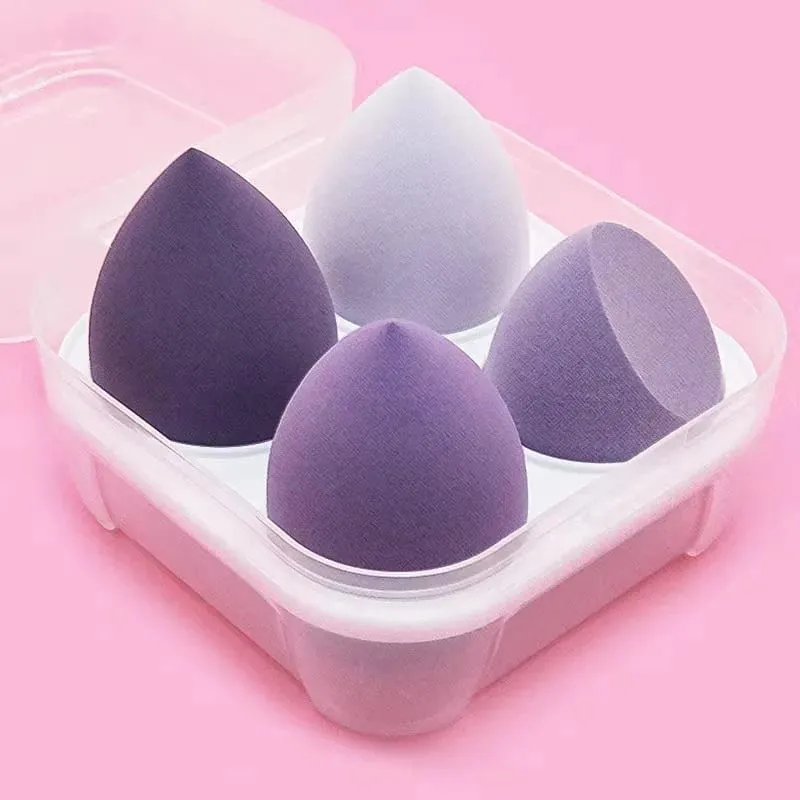 4/8/16pcs Cosmetic Puff Set Beauty Egg Wet And Dry Dual-Use Egg Makeup Foundation Sponge Air Cushion Puff Soft Makeup Tools