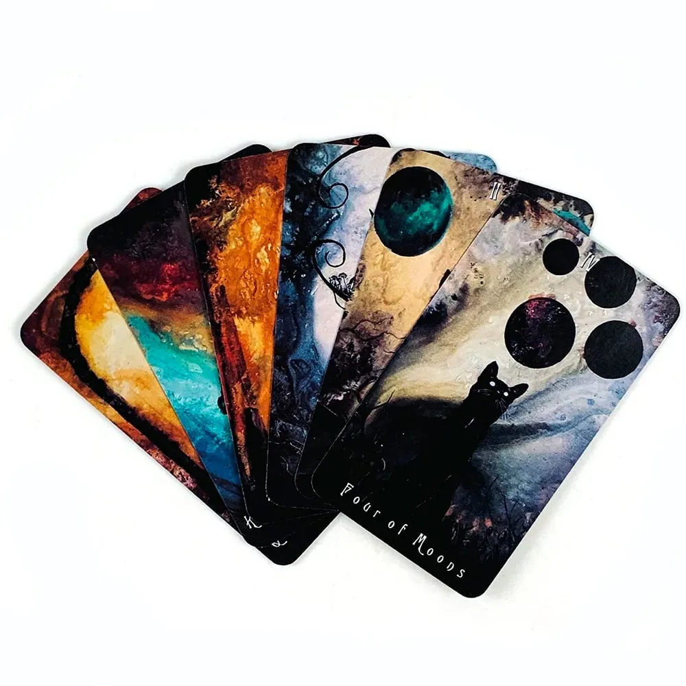 New Tarot Haunted Cat Tarot Deck Fate Divination Oracle Board Games Playing Card Family Party Entertainment Cards Game — image 5