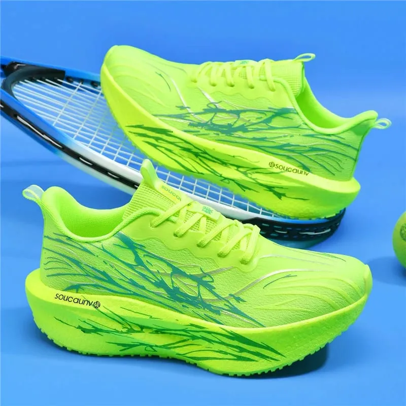 Men Running Shoes Casual Professional Marathon Sports Breathable Lightweight Women Comfortable Athletic Sneakers Carbon Board