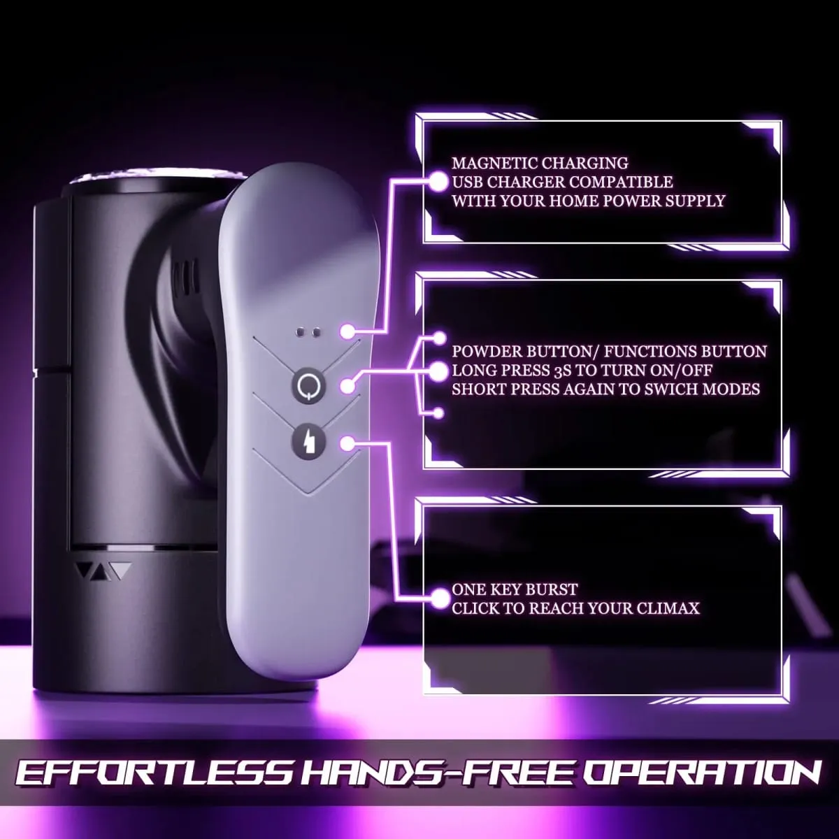 Masturbator For Men Automatic Telescopic Silicone Vagina Masturbation Anal Blowjob Oral Pussy Stimulator Sex Toys Adult Goods — image 5