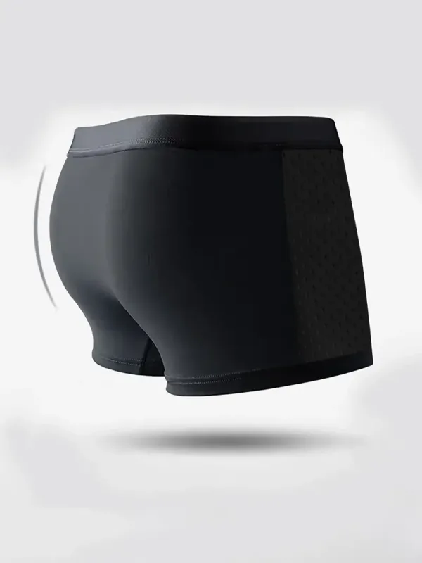 8 Pack Mesh Men's Underwear with Ice Silk Breathable and Comfortable, Fashionable and Sexy Men's Flat Corner Shorts Men Boxer