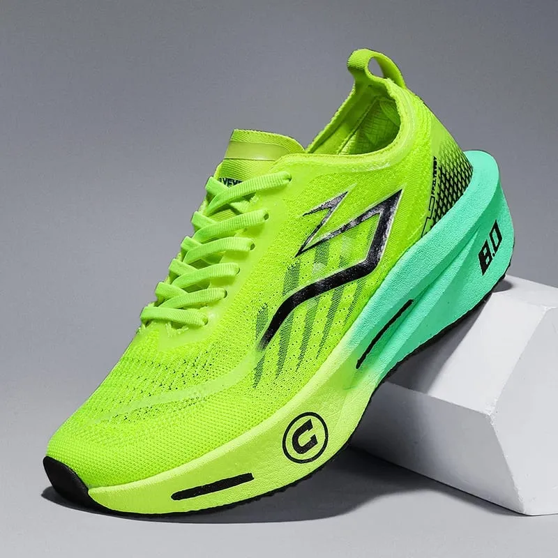 Men Sports Running Shoes Casual Marathon Breathable Lightweight Women's Comfortable Athletic Nonskid Walking Sneakers Outdoors