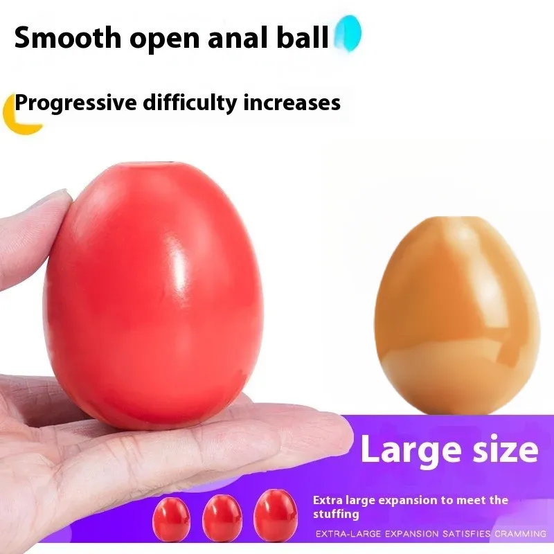 Eggs Anal Sex Toys Butt Plug Anal Pull Beads Vaginal Balls Anal Stimulating Massager Sm Oviposition Trainer Sex Products — image 3