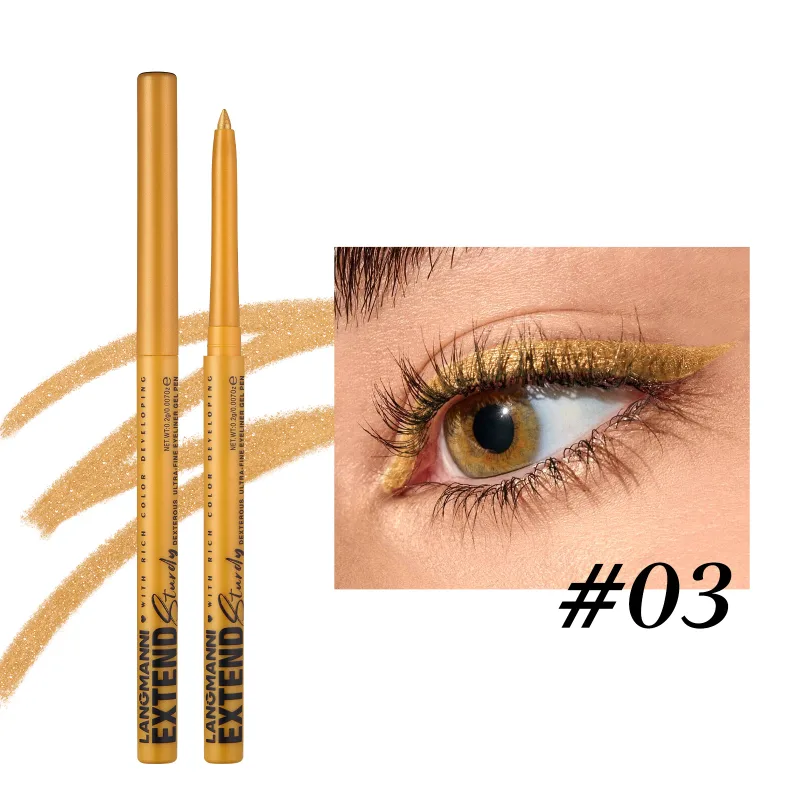 Waterproof and Sweat Resistant Eyeliner Pen Durable Easy to Color Fast Drying and Smooth Texture Creates Perfect Eye Makeup