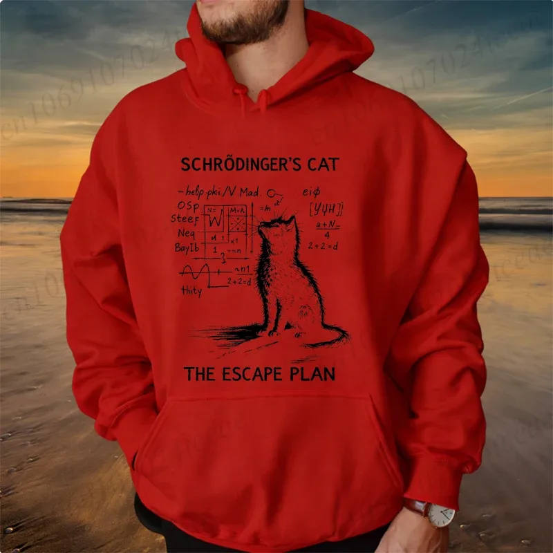 The Escape Plan Design Personalized Men Women Hoodies Sweatshirt Funny Science Teacher Physics Enthusiasts Fashion Brand Hoodies