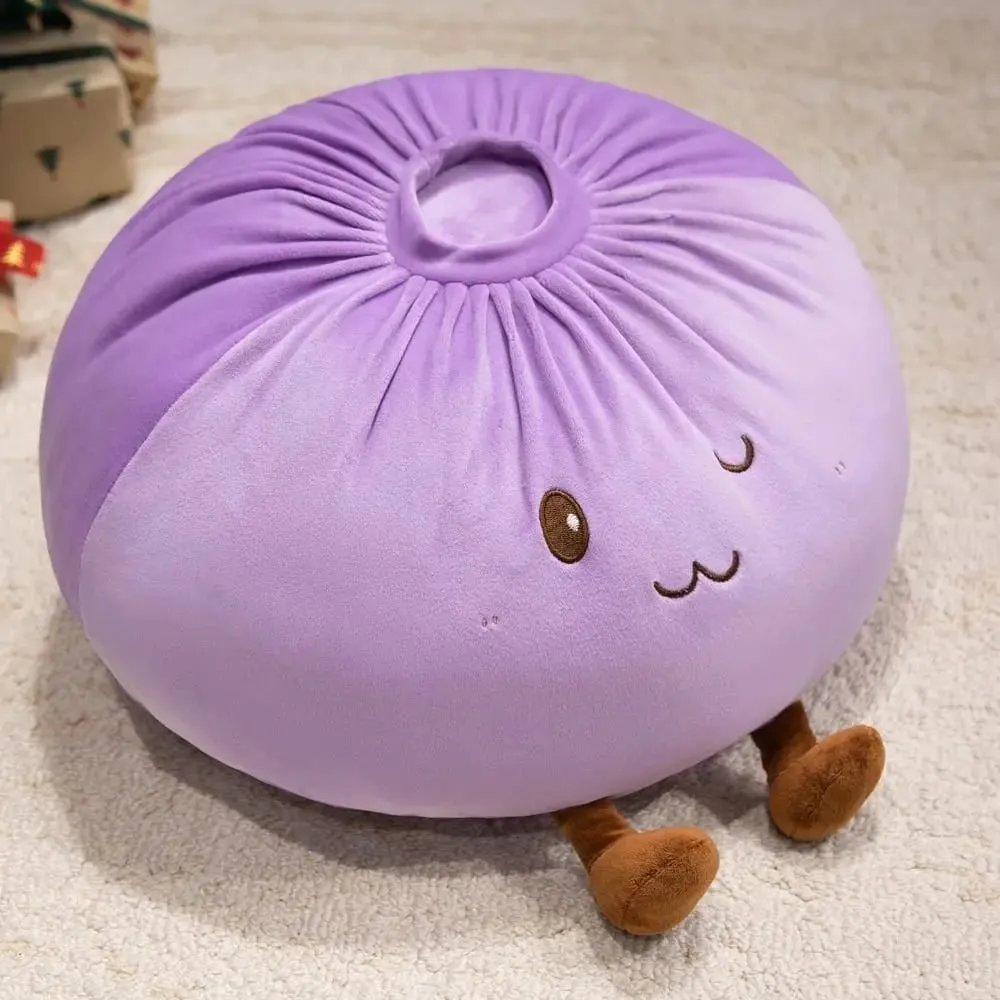 Superweiches Plüschmaterial, gedämpftes Brötchen-Plüschkissen, gefüllt mit PP-Baumwolle, flauschig, bequem, Knödel-Plüschtier, Stressabbau — image 4