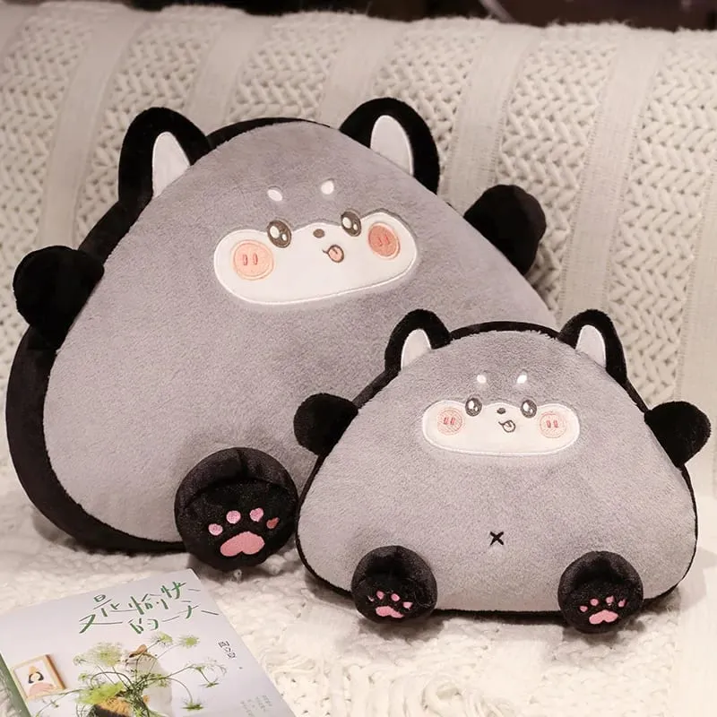 20cm Rice Ball Cat Plush Pillow Cute Onigiri Kitten Stuffed Cushion Soft Fluffy Throw Pillow Sofa Bedroom Decor Gift