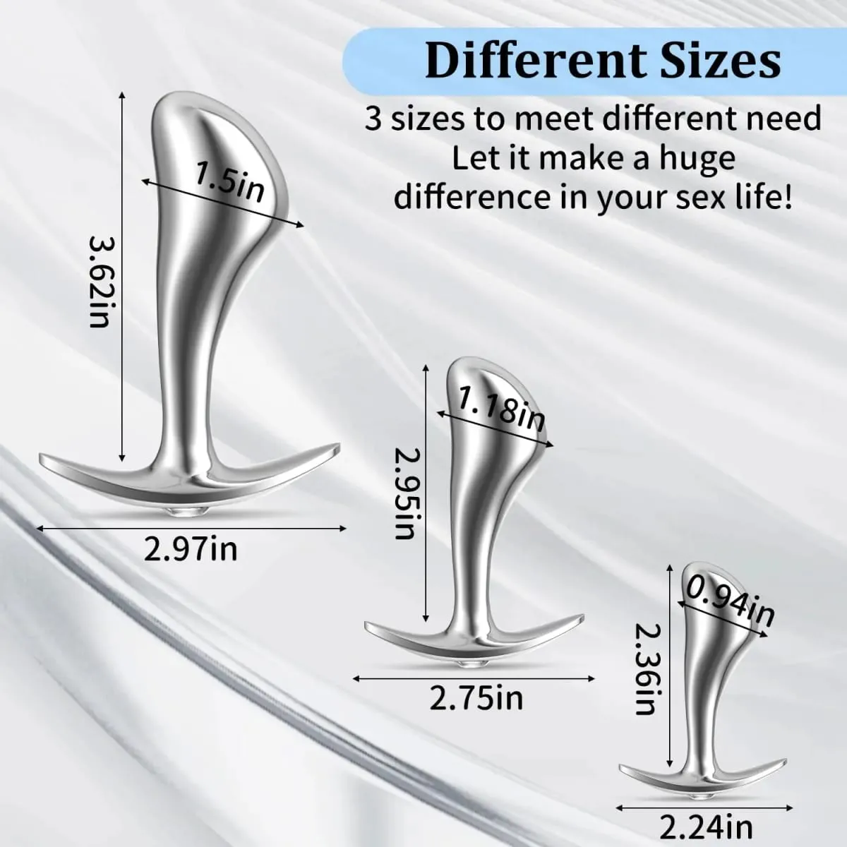 Metal Anal Plug P Spot Stimulator Prostate Massager Wear Outdoors Butt Plug Wearable Sex Toys for Men and Women Adult Sex Toys — image 4