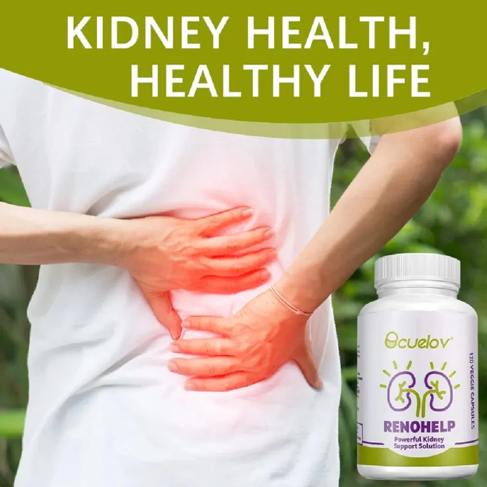Kidney Health Capsules – Cleanse and Detoxify Promote Kidney Health and Support Bladder and Urinary Tract Health