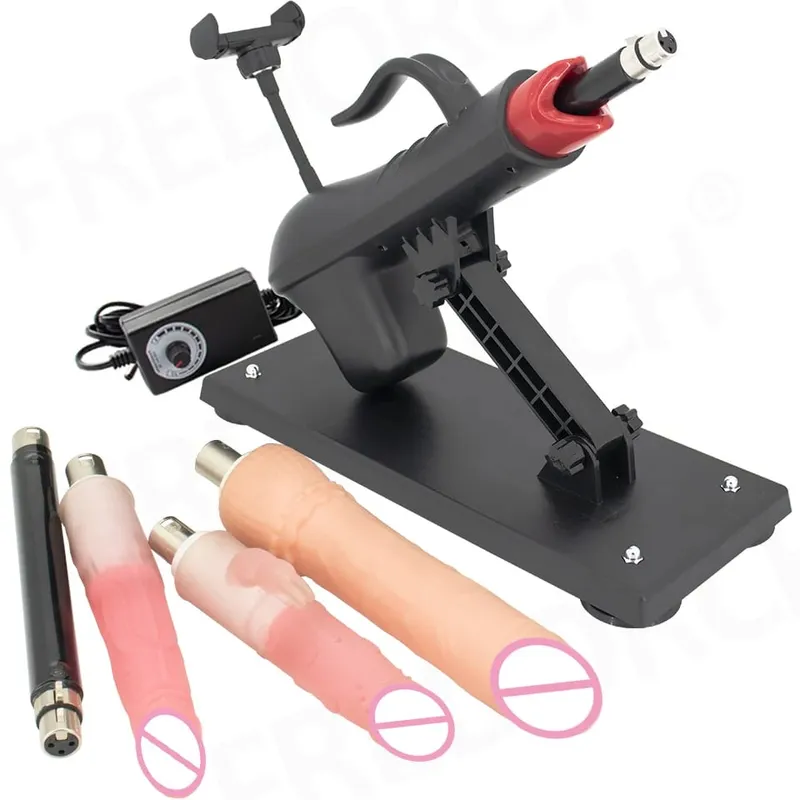 Fredorch Automatic Retractable Sex Pumping Gun Machine with Dildo For Male and Female Masturbation Sex Toy 450 Stroke per minute — image 11