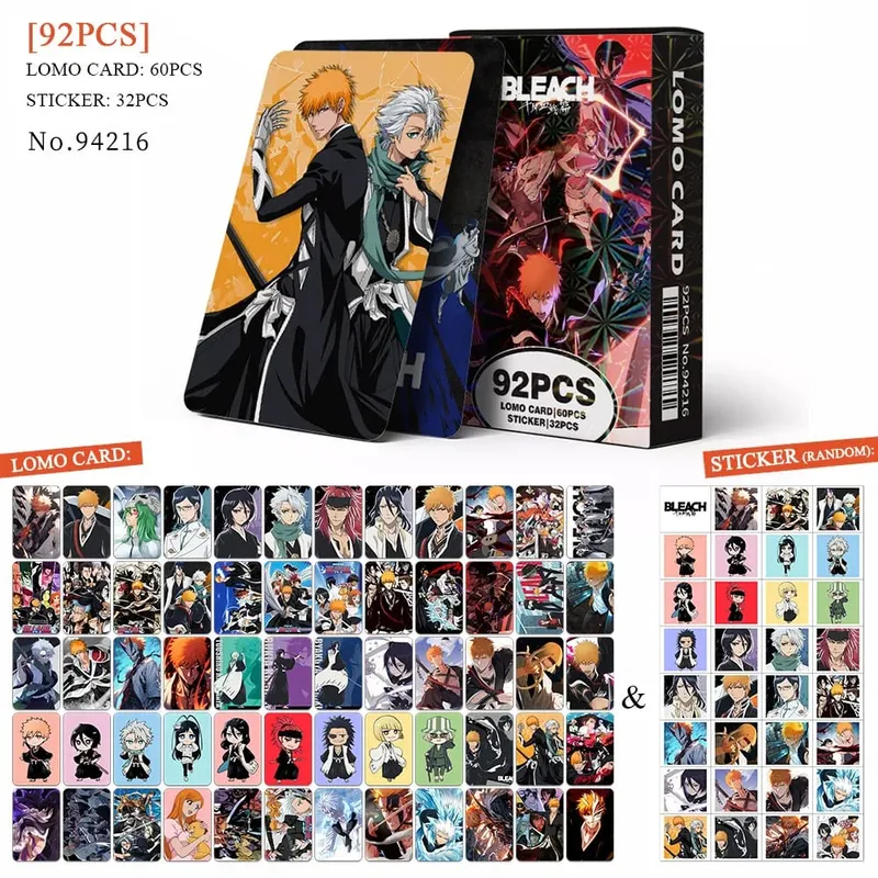 Anime Attack on Titan‌ Lomo Card Pohlednice Hračka Haikyuu Lékárnické deníky Honkai Star Rail Collection Karty s nálepkami Dárek