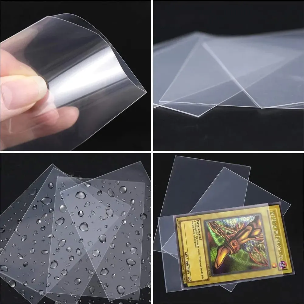 100 Pack Transparent Penny Sleeves Card Trading collect Protector Sleeve Holder For Game Pokemon Tcg Yugioh Baseball Sports Card