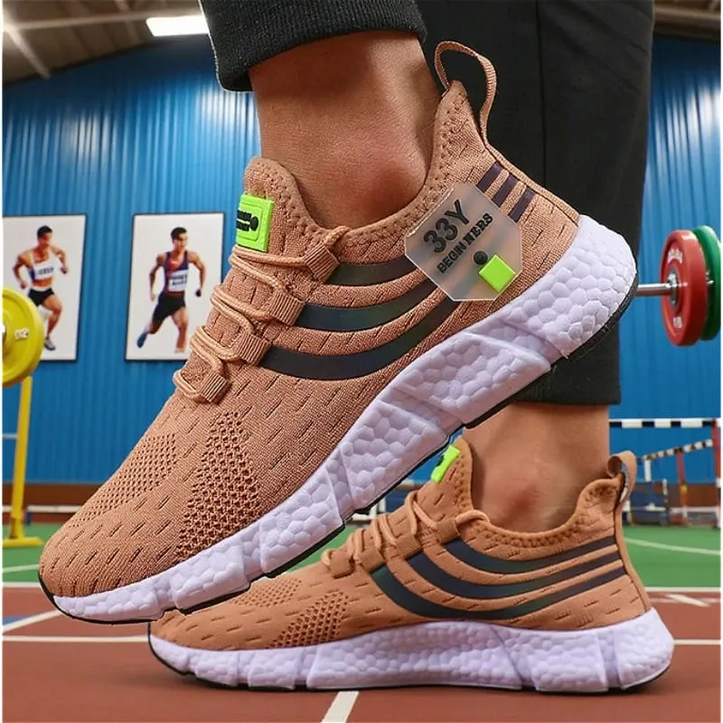 Men's Mesh Sneakers Lightweight Comfortable Soft Breathable Running Shoes Athletic Jogging Tenis Multi Colored Walking Shoes Men