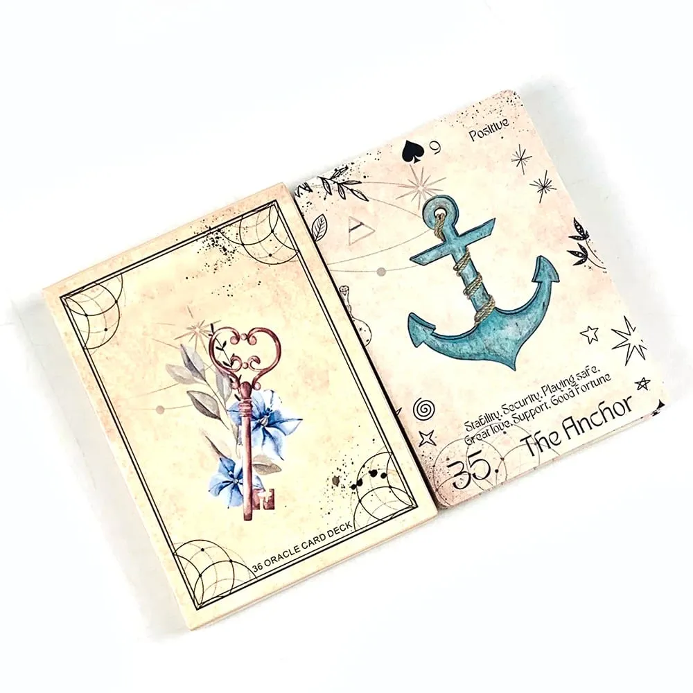 Hot-selling Oracle Cards Board Game English Version 36 Card Deck Beautifully Illustrated Fate Divination Cards Game For Family — image 1