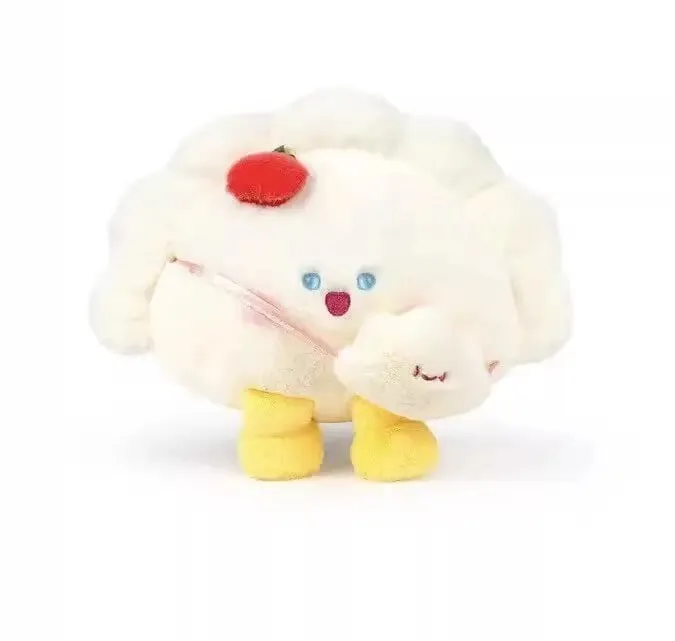 20cm Dumpling Plush Pillow Fluffy Soft Stuffed Toy Home Sofa Bedroom Decoration Comfort Sleeping Companion Kawaii Gift For Women