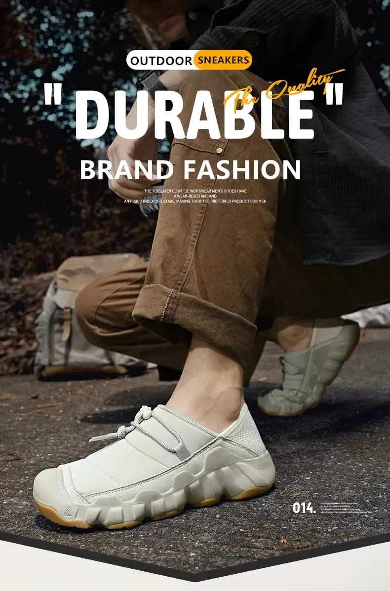 Brand Men's Sneakers Outdoor Waterproof Men Shoes High-Quality Men's Casual Shoes Fashion Breathable Walking Shoes Size 38-46