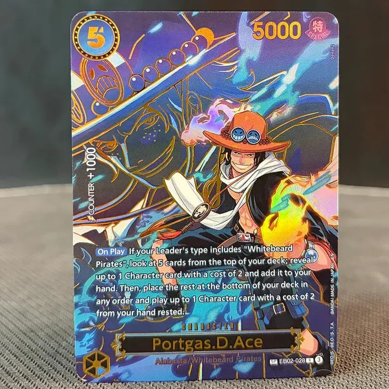 SP Stampaggio oro Buggy Perona Mihawk Sabo Ace Rufy Zoro-juurou Sanji Newgate Nami Hancock Hiyori ONE PIECE Carte proxy — image 29