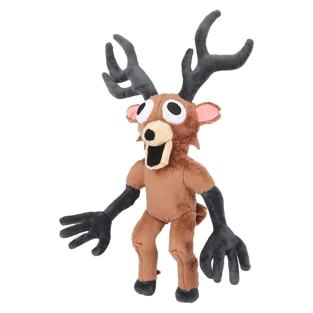 New 38cm 99 Nights Cartoon In The Forest Deer Plush Toys Cotton Stuffed Doll Anime Animal for Kids Birthday Gift Halloween Gifts