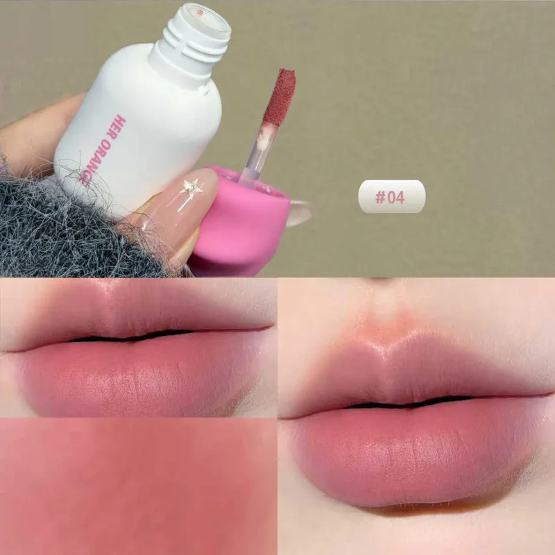 Boue à lèvres mate douce Herorange, ne sèche pas, longue tenue, pour les déplacements quotidiens, maquillage abordable