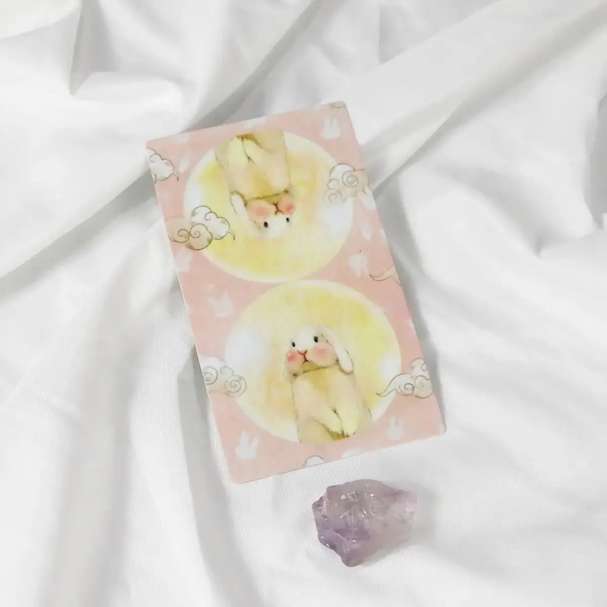 12*7cm Chubby Bunny Tarot A 78-card Deck Featuring Cute Bunnies 2.75 X 4.75'' Packaging Rigid Box — image 3