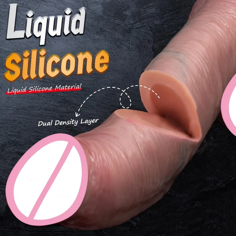 Χοντρό Dildos Ρεαλιστική σιλικόνη Strapon Dildo Γυναικεία σεξουαλικά παιχνίδια Αυνανισμός σημείου G Μεγάλο πέος Dick Strap σε πρωκτικό Dildo Λεσβίες 18+