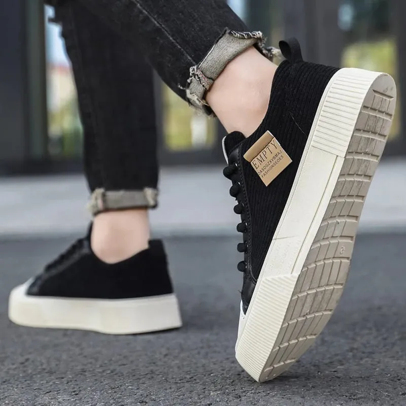 Fashion Men Casual Shoes Outdoor Platform Walking Sneakers Breathable Lightweight Board Shoes Sport Running Shoes Plus Size 48
