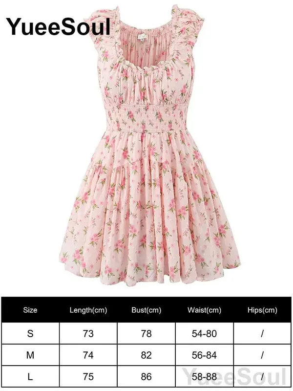 Pink Women's Dress Elegant Evening Birthday Party Female Dresses 2026 Summer New Sweet Cute Y2K Casual High Street Lolita Dress