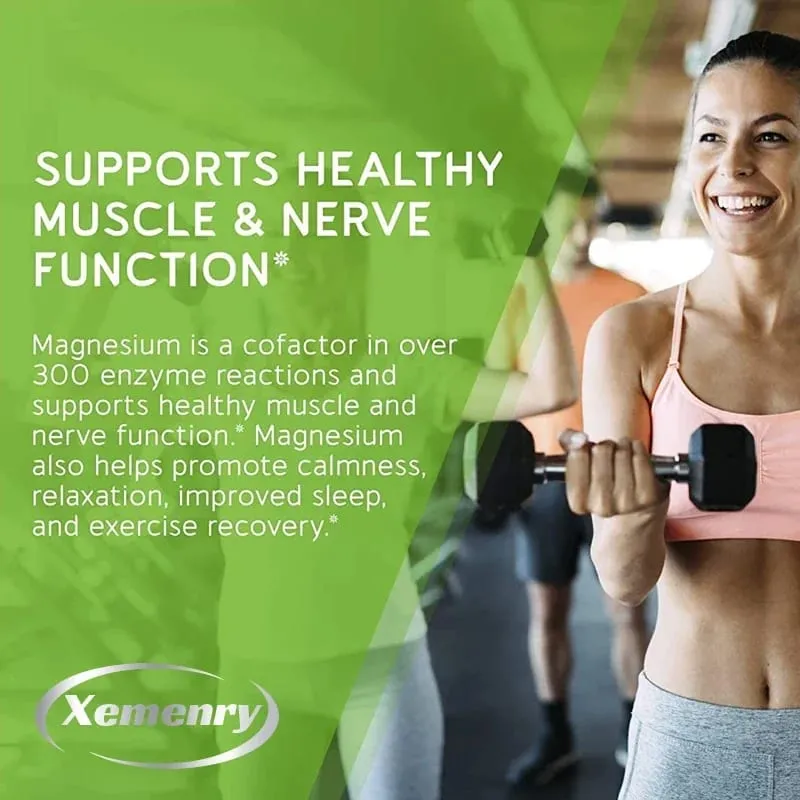 Triple Magnesium Complex Supplement - Contains Magnesium Glycine Malic Acid and Citrate To Relax Muscles and Improve SleepSupp — image 5